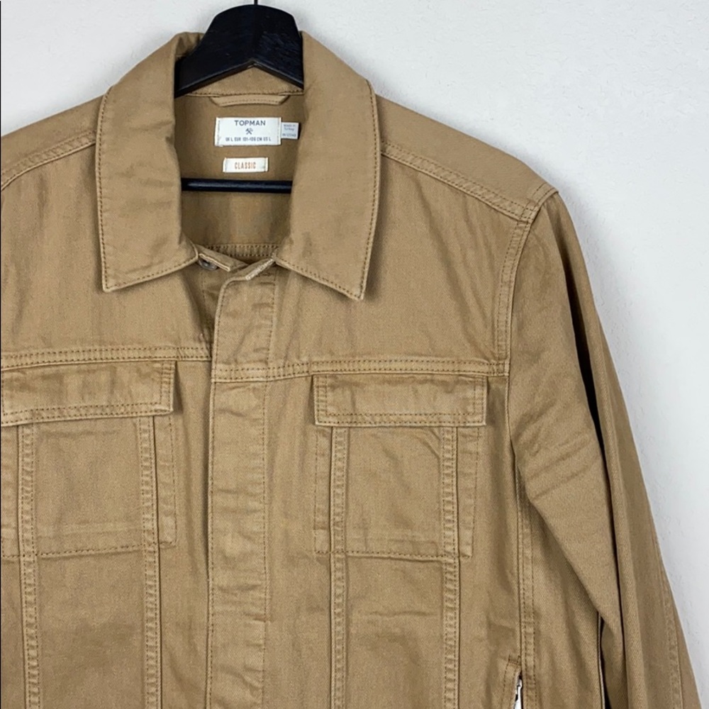 Topman Tan Shacket - Picture 2 of 3